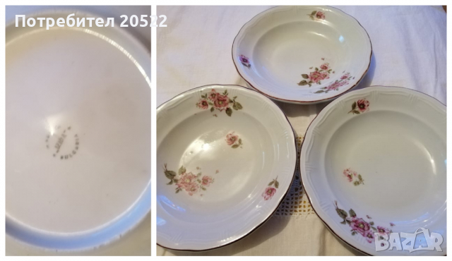 Порцеланови чинии, снимка 3 - Чинии - 36177125