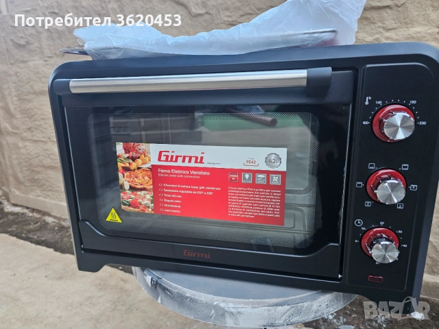 електрическа фурна с конвекция Girmi FE42. 