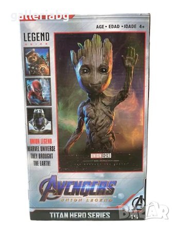 Фигура на Groot (Грут) - Marvel, Guardians of the Galaxy, снимка 4 - Фигурки - 41538785