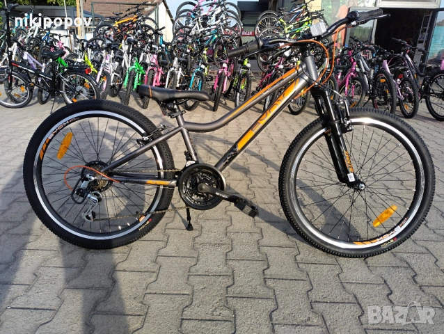 BYOX Велосипед 24" ZANTE сив, снимка 11 - Велосипеди - 53561554