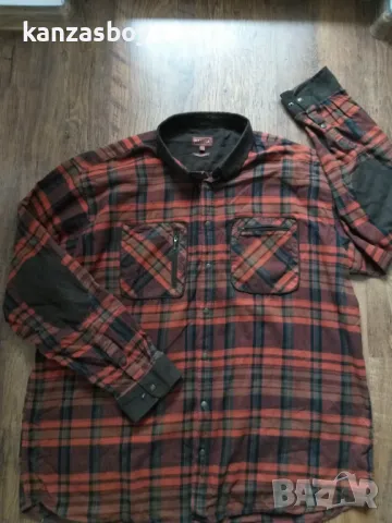 Härkila Chemise Pajala - връхна ловна риза 5ХЛ, снимка 7 - Ризи - 48445876