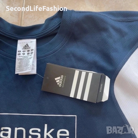 Мъжка тениска за бягане Adidas Danske Denmark, размер L, нова, снимка 3 - Тениски - 52796504