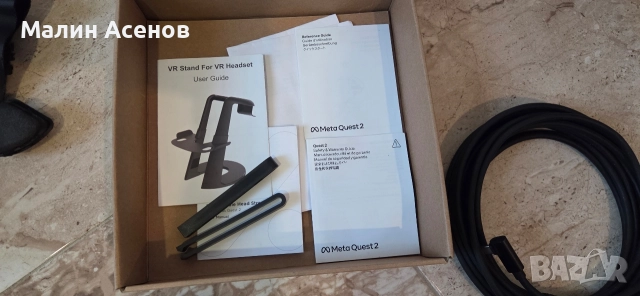 VR Meta Quest 2 128gb + МНОГО АКСЕСОАРИ, снимка 11 - Други игри и конзоли - 52765028
