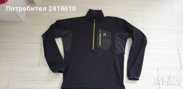 Haglofs Windstopper Stretch 3/4 ZIP Mens Size L ОРИГИНАЛ! Мъжко Яке!, снимка 2 - Спортни дрехи, екипи - 36496056