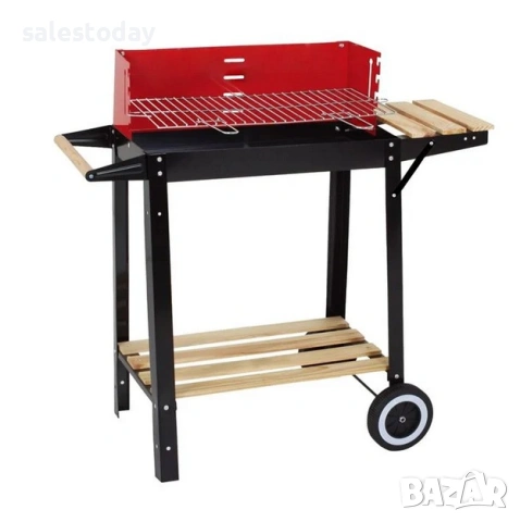 Барбекю за дървени въглища с коленца, 81.5cm