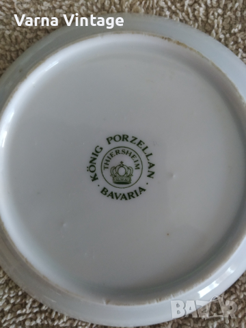 Малка колекционерска порцеланова чиния Титизее. Германия. марк., снимка 3 - Колекции - 44599112