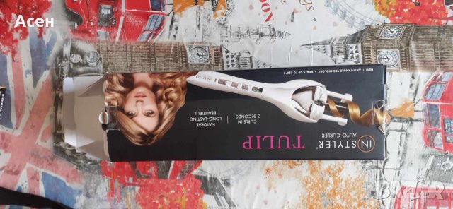 Instyler Tulip - система за букли и навиване на косата, снимка 2 - Преси за коса - 41910101