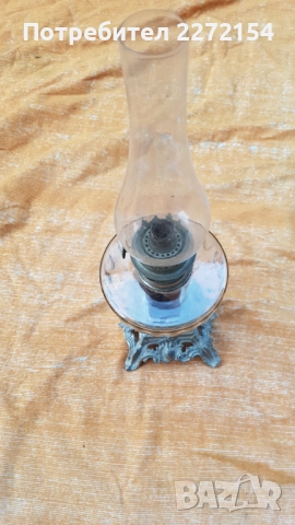 Стъклена газена лампа 19 век