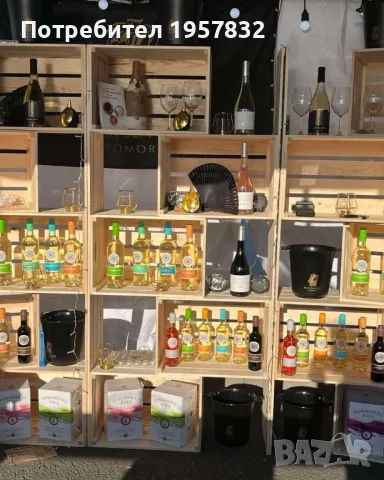 Дървен стелаж разтегателен/ хармоника ръчна изработка, снимка 5 - Оборудване за магазин - 48952904