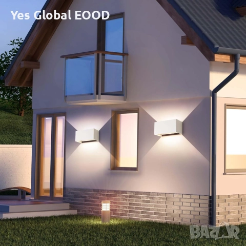 FUPE 25W външен LED аплик IP65 регулируем ъгъл 4000K бял, снимка 5 - Лед осветление - 51987513