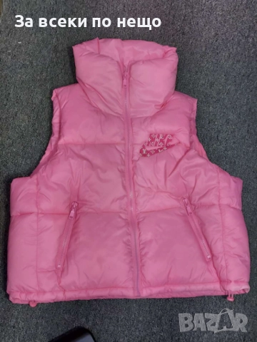 Ликвидация❗️🔥 Nike Louis Vuitton Дамски Розов Къс Елек Найк Луис Витон Код LFS839, снимка 1