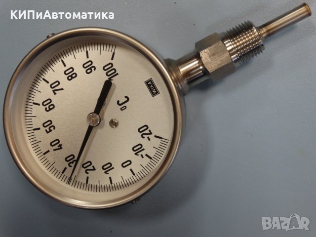 биметален термометър Wika ф100mm, -20+100°C, снимка 8 - Резервни части за машини - 34452528