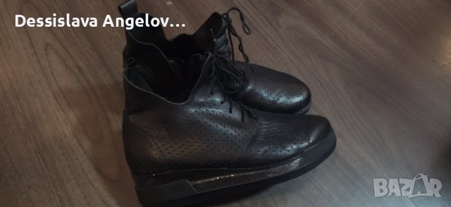 Дамски летни боти естествена кожа 38, снимка 3 - Дамски ежедневни обувки - 42300835