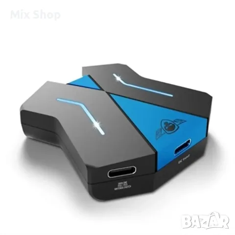 Нов Адаптер за клавиатура и мишка – съвместим с контролери за PS4/PS3/Switch/Xbox, снимка 2 - Друга електроника - 55750892