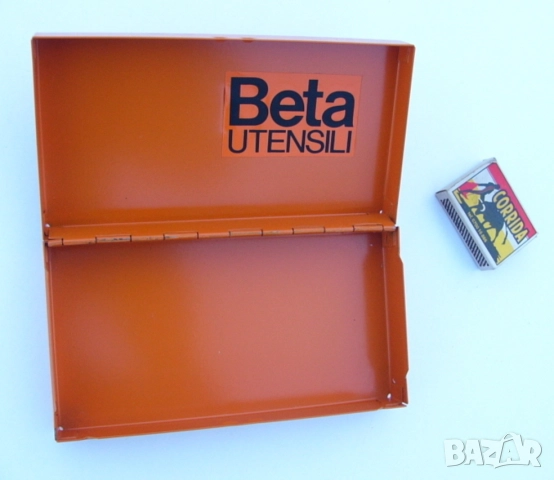 Оригинална BETA Метална КУТИЯ 17x9x4 см Куфарче Органайзер Контейнер за Инструменти и др. БАРТЕР, снимка 2 - Куфари с инструменти - 52013933