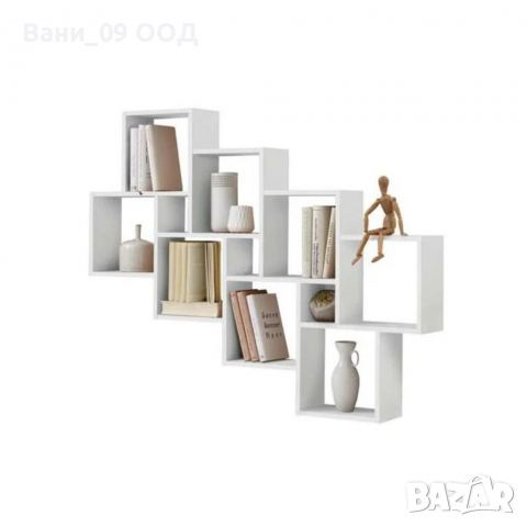 Страхотна голяма стенна етажерка-2 размера и цвята, снимка 2 - Етажерки - 36210843