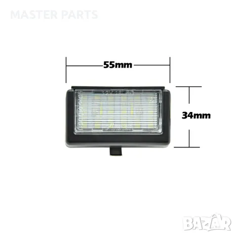 LED плафони за заден регистрационен номер за Mercedes ML w164 и X164 с T10 цокъл., снимка 5 - Части - 47672599