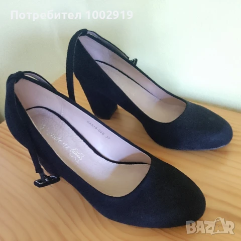 Дамски обувки от велур 2 бр. , снимка 3 - Дамски обувки на ток - 50724571