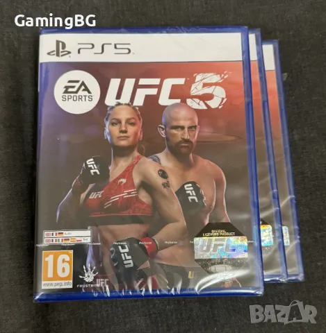 чисто нова UFC 5 за PS5, неразопакована