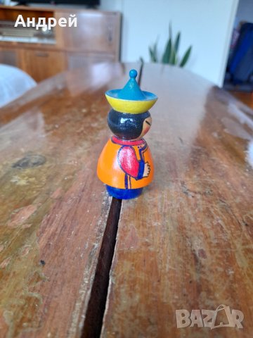 Стара дървена фигурка #9, снимка 2 - Колекции - 42483680