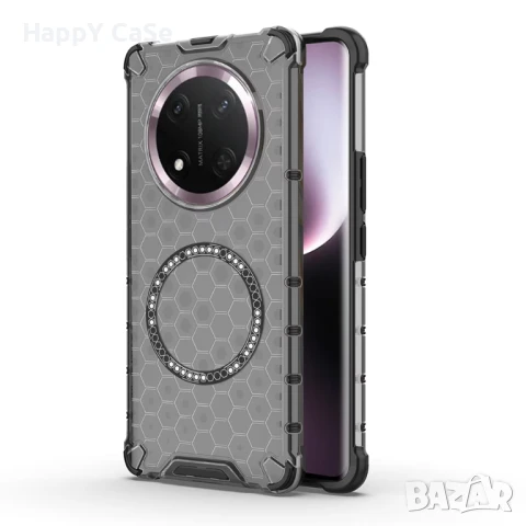 Honor Magic 7 Lite / HONEYCOMB MAGSAFE Удароустойчив кейс гръб калъф, снимка 2 - Калъфи, кейсове - 50498765