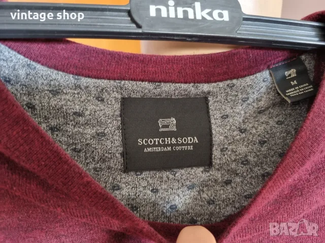 Мъжки пуловер(блуза) Scotch &Soda,размер М, снимка 6 - Пуловери - 56312807