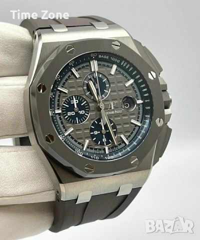 Audemars Piguet Royal Oak Offshore Chronograph 44mm Grey-Blue Dial & Ceramic Различни Варианти, снимка 8 - Мъжки - 52998577