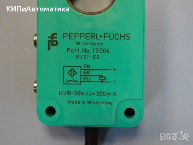 Индуктивен сензор PEPPERL+FUCSH RJ21-E2 inductive sensor, снимка 3 - Резервни части за машини - 47789192
