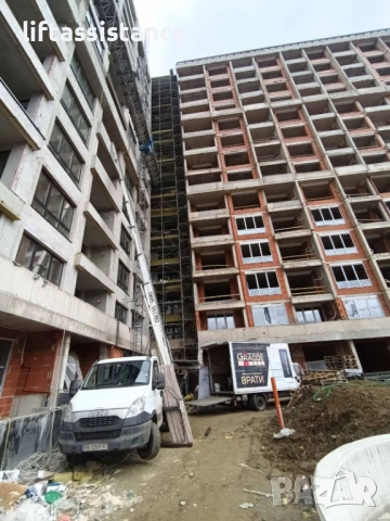 Мобилен асансьор (хаспел) за строителни материали – керемиди, изолация, дървен материал, снимка 4 - Ремонти на покриви - 53726498