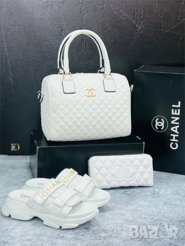 чехли на платформа chanel , снимка 9 - Чехли - 50999987