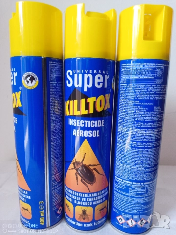 КИЛТОКС ЗА ЛЕТЯЩИ И ПЪЛЗЯЩИ СПРЕЙ 500 ml. Universal Super Killtox Aerosol