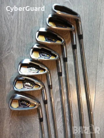 Продавам комплект голф стикове Fazer XR2 – Irons + SW + Hybrid + голф чанта, снимка 4 - Голф - 55959518