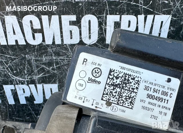 Фар десен фарове за Фолксваген Пасат Б8 Vw Passat B8, снимка 9 - Части - 56191199