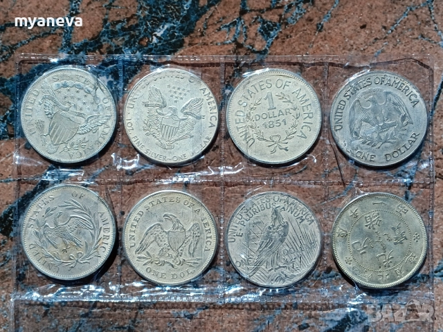 Комплект от 8 бр . американски монети , снимка 4 - Нумизматика и бонистика - 51870386