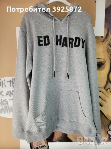 Нов анорак Ed Hardy, снимка 5 - Суичъри - 50843150
