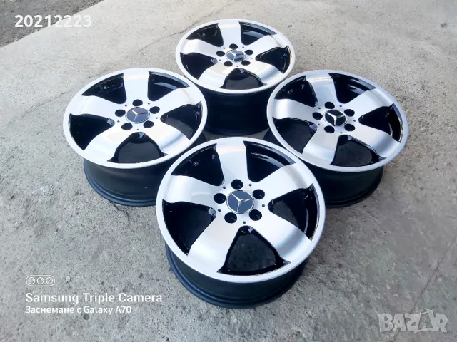 4 броя алуминиеви джанти за Мercedes-Benz E-Class 16, снимка 8 - Гуми и джанти - 49823399