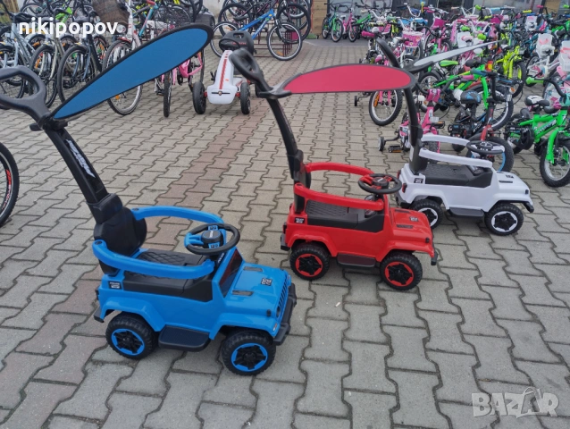 MONI Кола с дръжка 2в1 POLICE, снимка 3 - Детски велосипеди, триколки и коли - 53564902