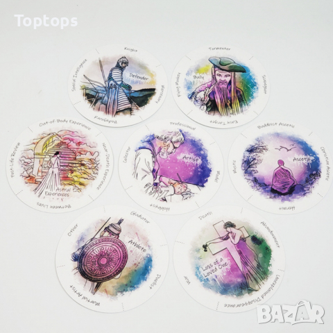 86 терапевтични оракул (таро) карти: Uncover your Past Lives Oracle, снимка 5 - Други игри - 36312861