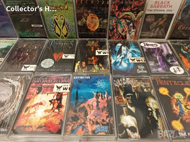 25 аудио касети-19 Wizard, 6 пиратки.Обща цена 130 лв. Immortal Coroner Flotsam and Jetsam Cathedral, снимка 5 - Аудио касети - 52893619