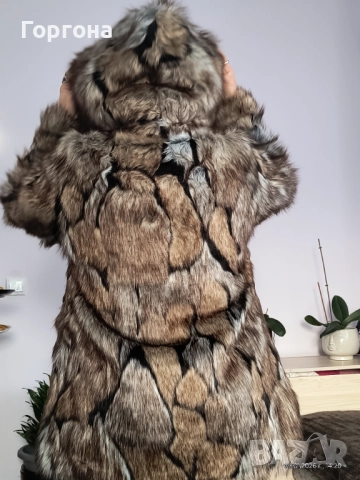 Голямо Палто с косъм, снимка 4 - Палта, манта - 52965564