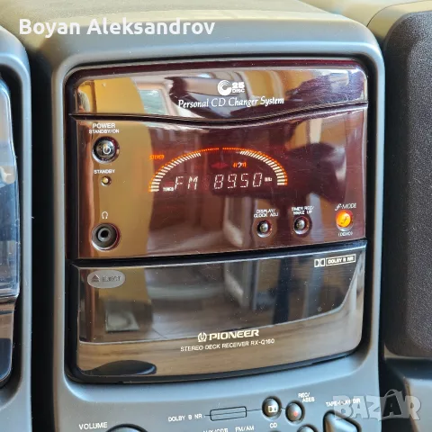 Ретро микро аудио система Pioneer X-QT3 с 25-дисков CD changer и реверсивна касета, снимка 2 - Аудиосистеми - 55753291