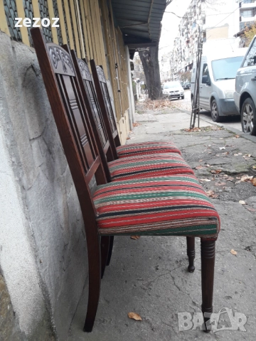  Ретро трапезни столове 3бр №020, снимка 7 - Столове - 52719647