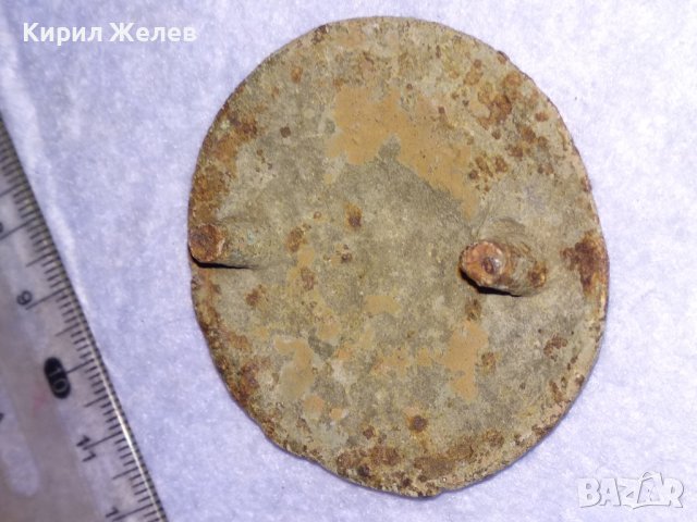 СТАРИНЕН ЕЛЕМЕНТ от УКРАСА на КОНСКА СБРУЯ ОГЛАВНИК - КОВАНО ЖЕЛЯЗО за КОЛЕКЦИЯ ВЪЗСТАНОВКИ 38622, снимка 9 - Антикварни и старинни предмети - 41638486