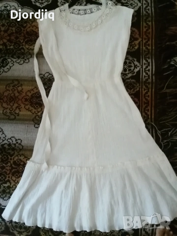 Рокля от кенар, снимка 2 - Рокли - 53730192