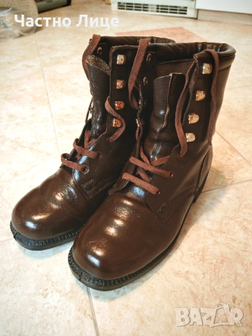 Супер Яки Български Военни Офицерски Соц Чепици, Изработени от Супер Здрава Естествена Кожа