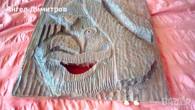 Страхотна ръчна дърворезба за стена , снимка 4 - Антикварни и старинни предмети - 41883701