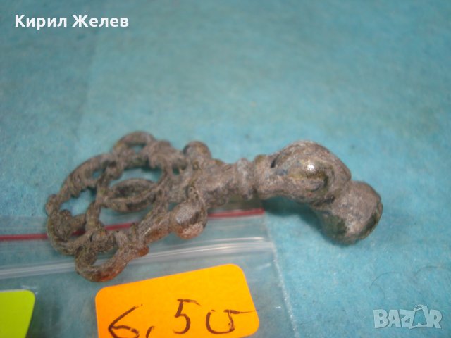 СТАРИННА МЕТАЛНА ДРЪЖКА за СКРИН ЧЕКМЕДЖЕ ШКАФЧЕ БЮФЕТ АВТЕНТИЧЕН ВИД с ПАТИНА АНТИКВАРНА ВЕЩ 1011, снимка 7 - Антикварни и старинни предмети - 35679653