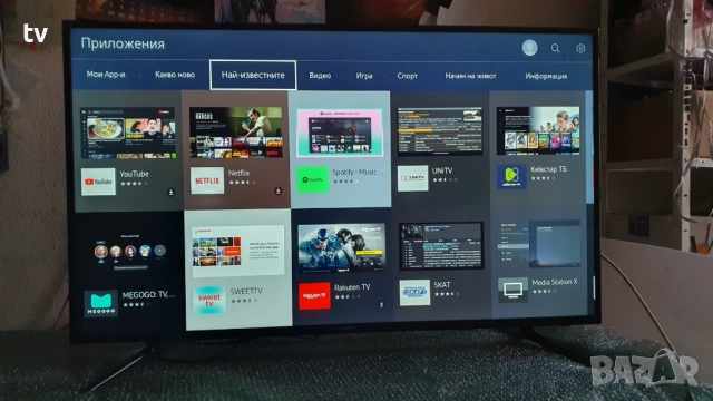 Samsung 48 инча Самсунг 4K LED Smart WiFi смарт лед - с нова подсветка!, снимка 5 - Телевизори - 52793433