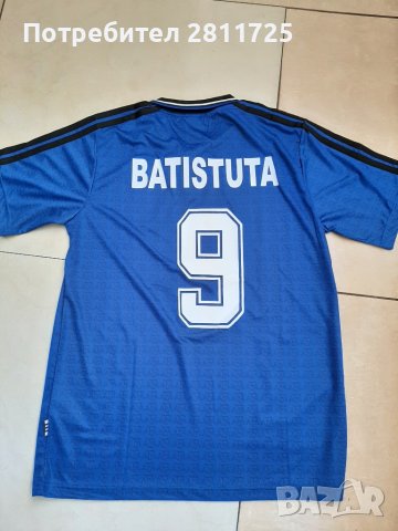 Тениска Батистута - Аржентина, ретро легенди , снимка 2 - Футбол - 44571693