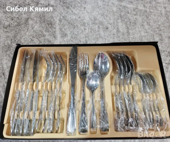 Комплект прибори за хранене в португалски стил 24 части, неръждаема стомана, снимка 2 - Прибори за хранене, готвене и сервиране - 48595290